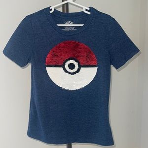 Navy sequence boys Pokémon shirt